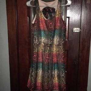 Snake skin dress